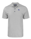 Air Force Falcons Cutter & Buck Pike Eco Tonal Geo Print Stretch Recycled Mens Polo Elemental Grey Mannequin Thumbnail Image