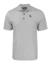 Baylor Bears Cutter & Buck Pike Eco Tonal Geo Print Stretch Recycled Mens Big & Tall Polo Elemental Grey Mannequin Thumbnail Image