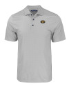 Grambling Tigers Cutter & Buck Pike Eco Tonal Geo Print Stretch Recycled Mens Big & Tall Polo Elemental Grey Mannequin Thumbnail Image
