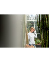 View image 6: Cutter & Buck Womens Traverse Sweatshirt Hoodie White Lifestyle