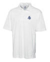 Hartford Yard Goats Cutter & Buck Genre Textured Solid Mens Polo White Mannequin Thumbnail Image