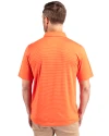 Las Vegas Aviators Cutter & Buck Forge Pencil Stripe Stretch Mens Polo College Orange Back Thumbnail Image