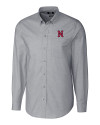 View image 2: Nashville Sounds Cutter & Buck Easy Care Stretch Oxford Mens Long Sleeve Button Down Shirt Charcoal Mannequin