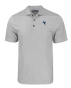 Indianapolis Colts Historic Cutter & Buck Pike Eco Tonal Geo Print Stretch Recycled Mens Polo Elemental Grey Mannequin Thumbnail Image
