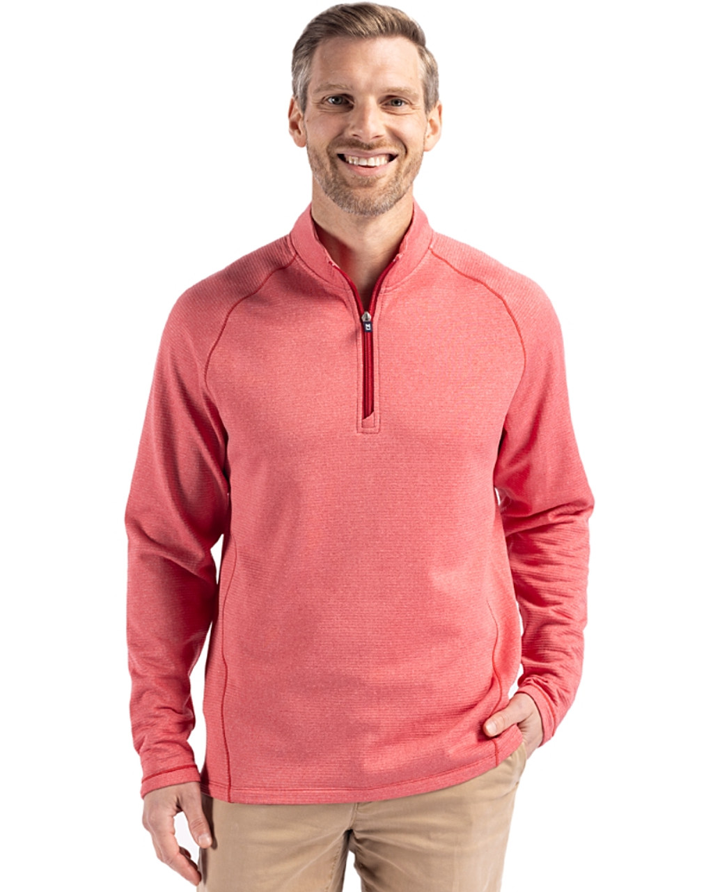 Cutter & Buck Peshastin Fleece Recycled Mens Half Zip