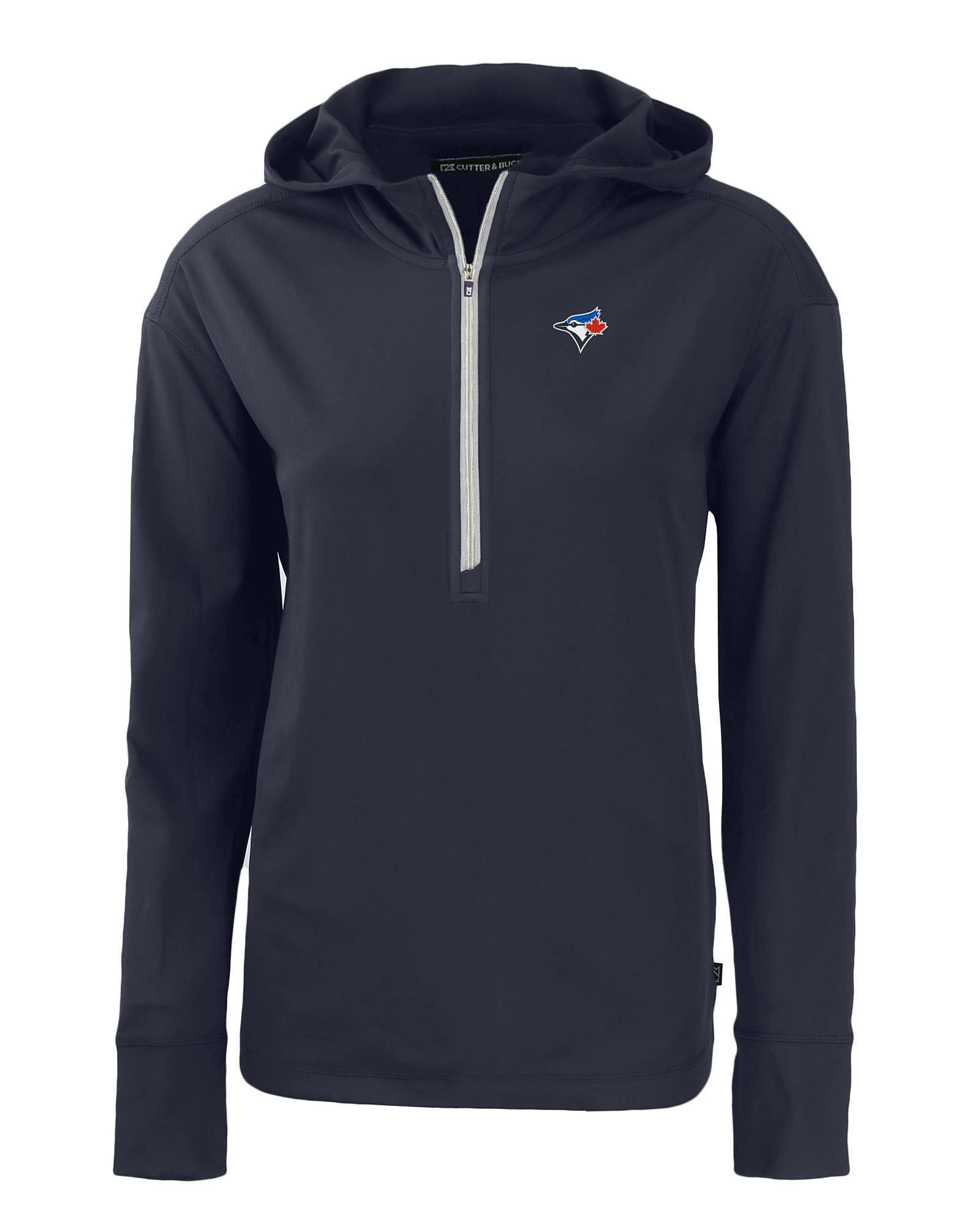 Toronto Blue Jays Women's Plus Size Colorblock Pullover Hoodie