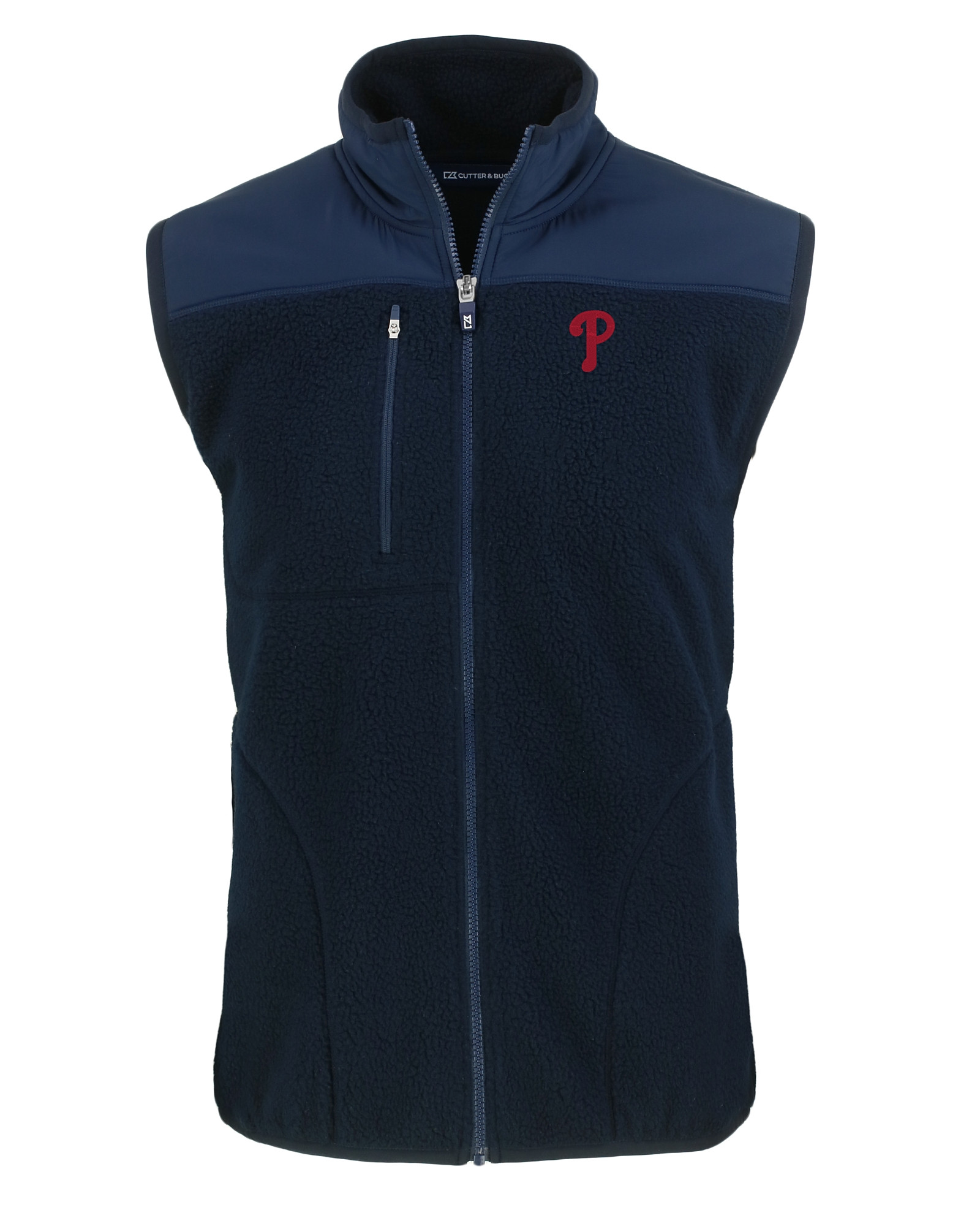 Philadelphia Phillies Cutter Buck Cascade Eco Sherpa Mens Big