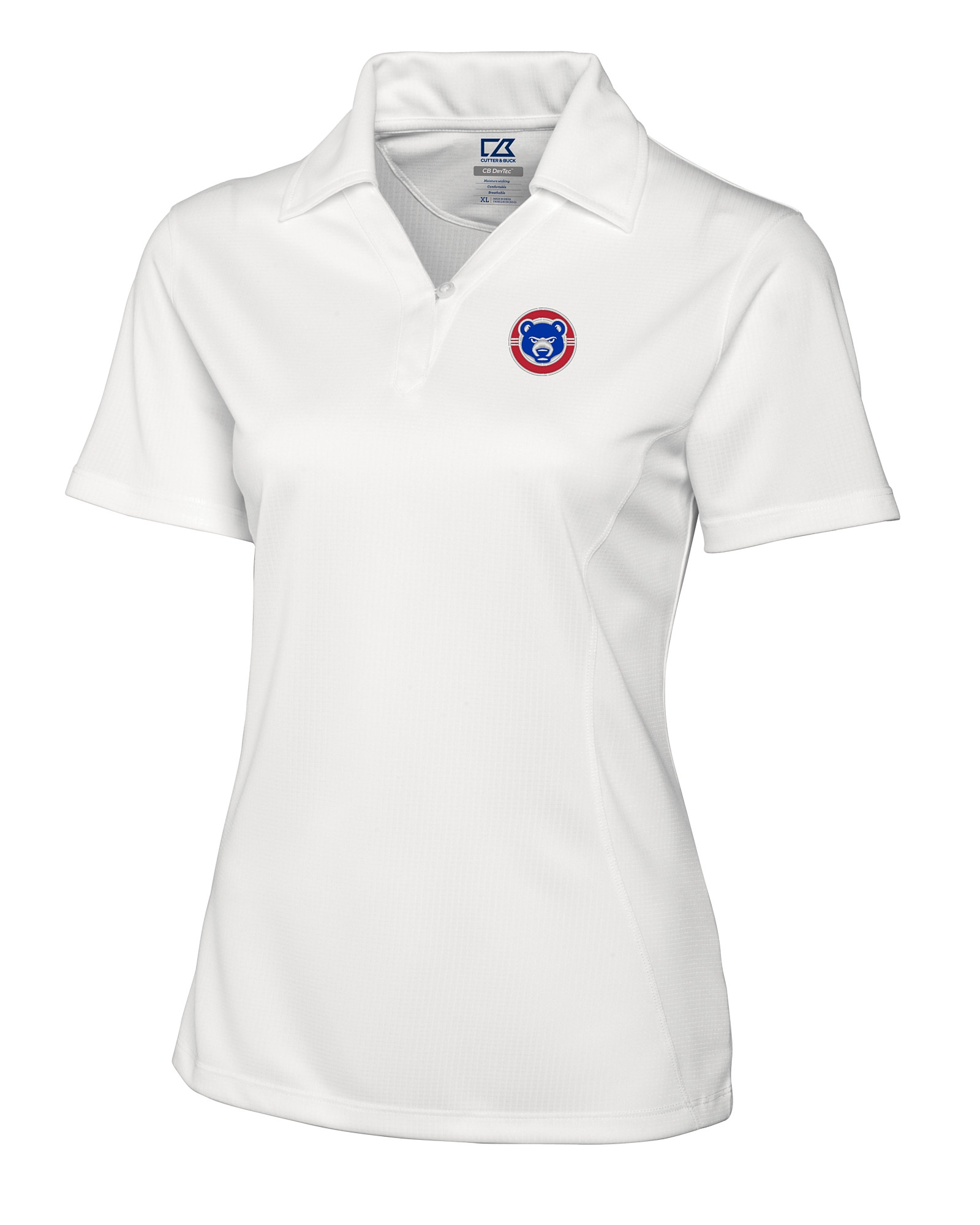 Chicago Cubs Cutter & Buck Women's Americana Logo Prospect DryTec