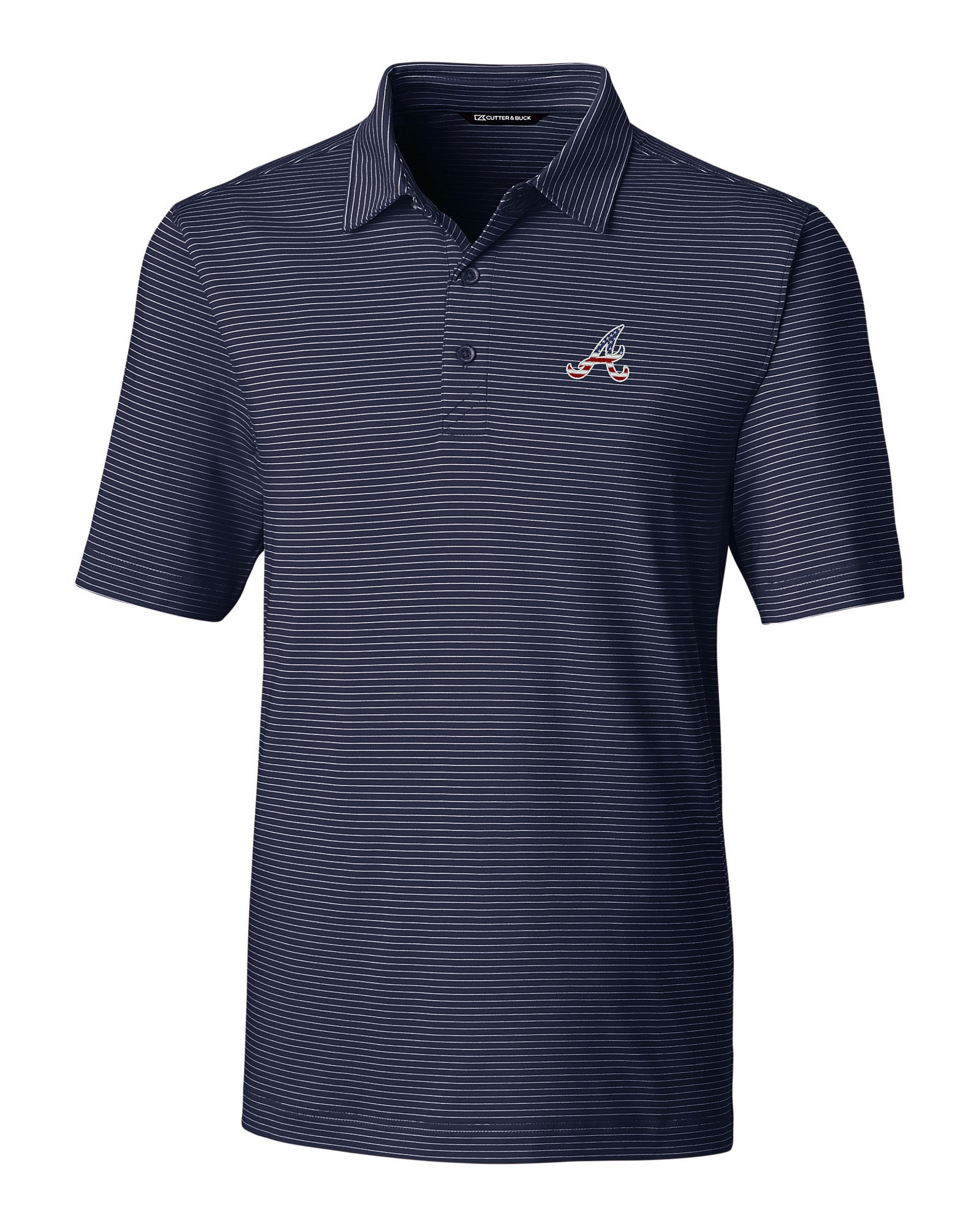 atlanta braves collared shirt