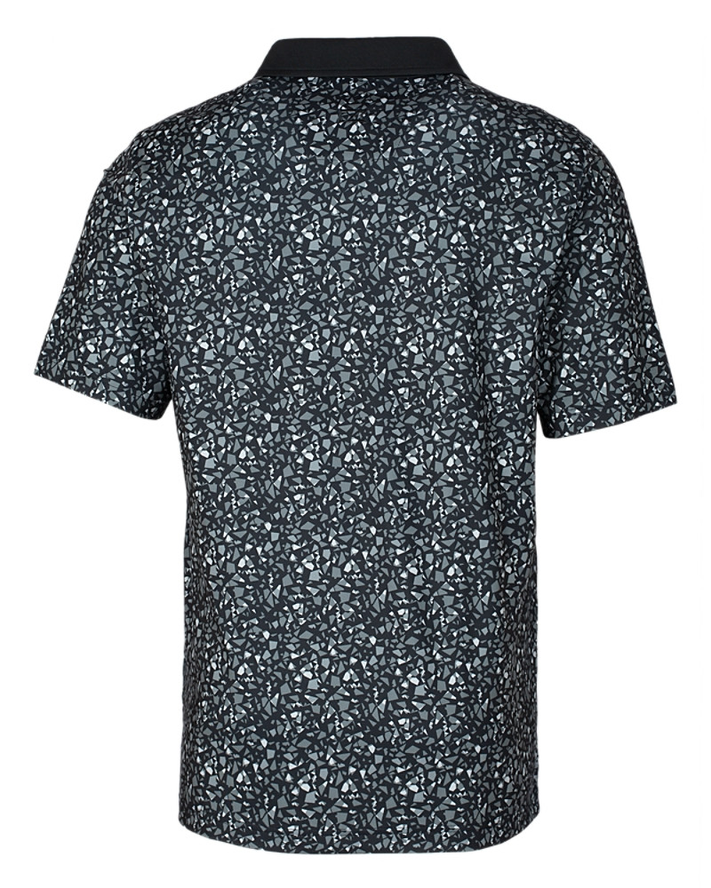 Cutter & Buck Mens Polo Particle Print Polo Cutter & Buck
