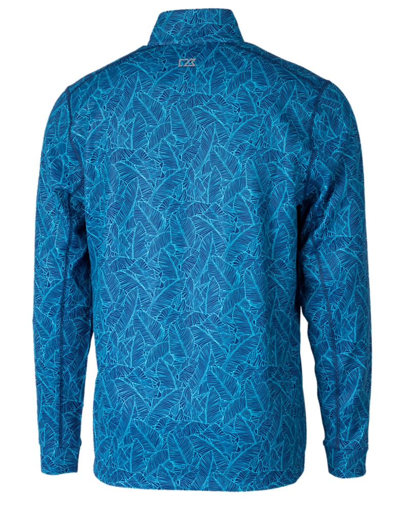 Cutter & Buck Traverse Palm Print HalfZip Cutter & Buck