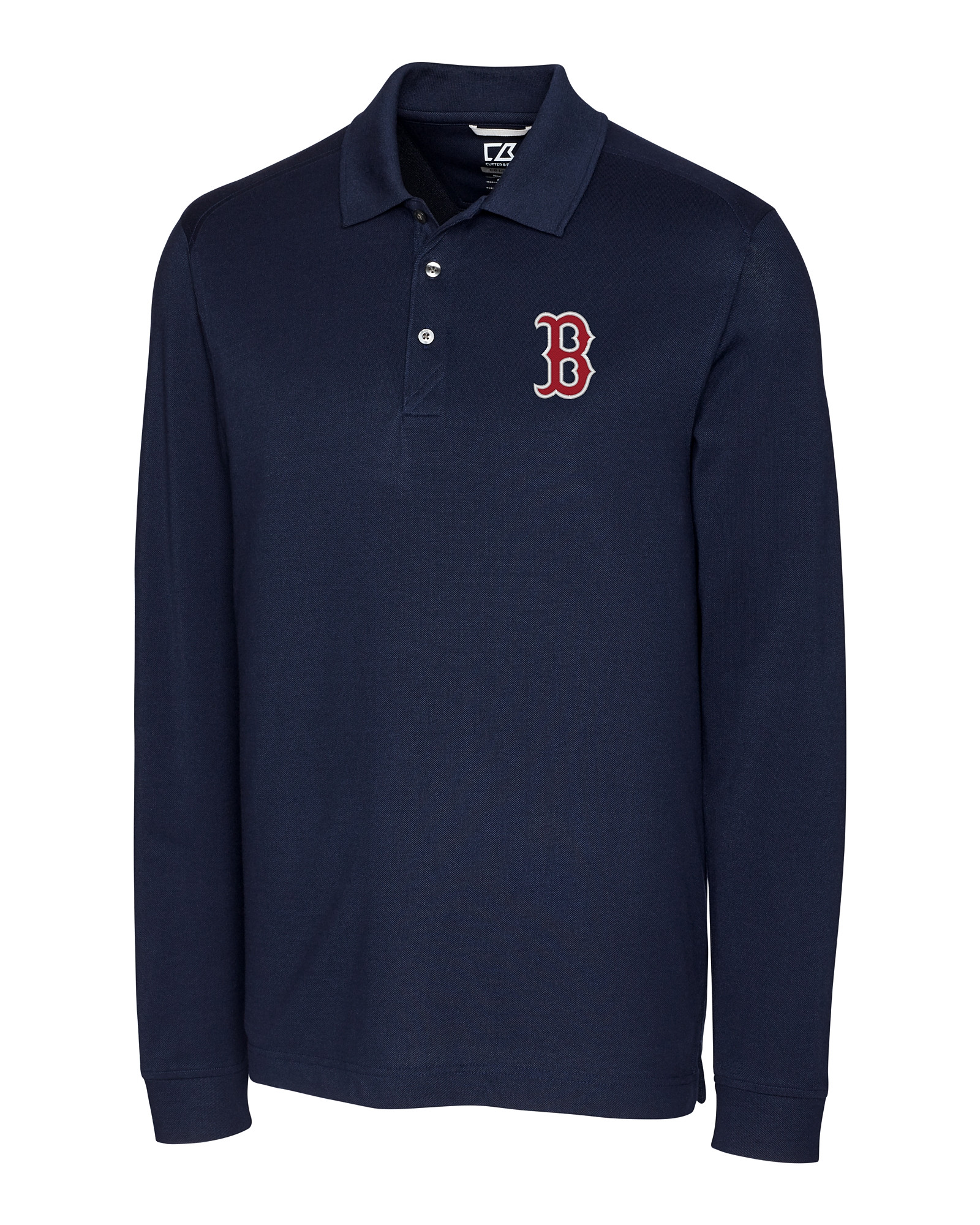 Boston Red Sox Cutter & Buck Big & Tall Forge Stretch Polo - Gray