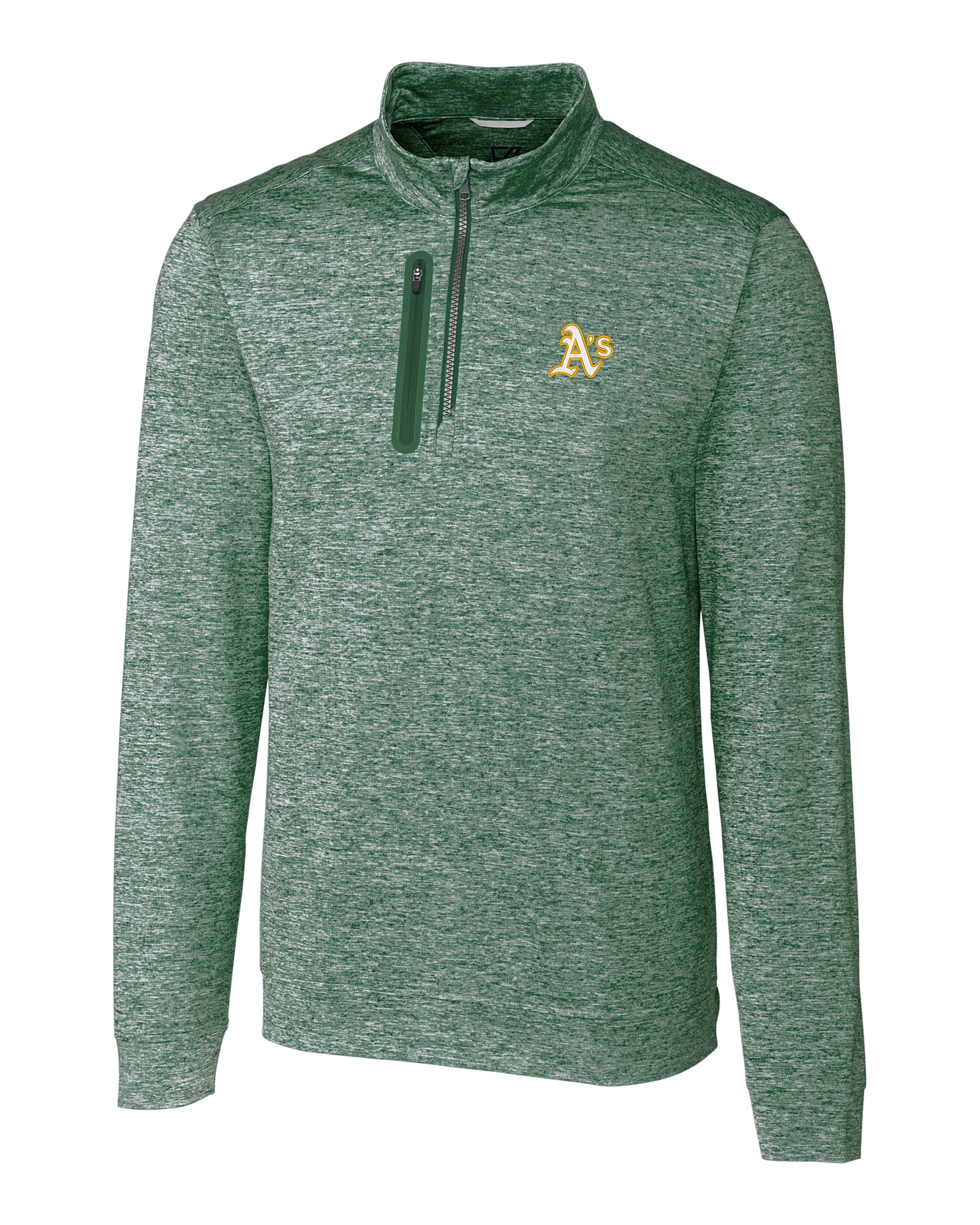 Women's Oakland Athletics 1/2 Zip Pullover Sweater