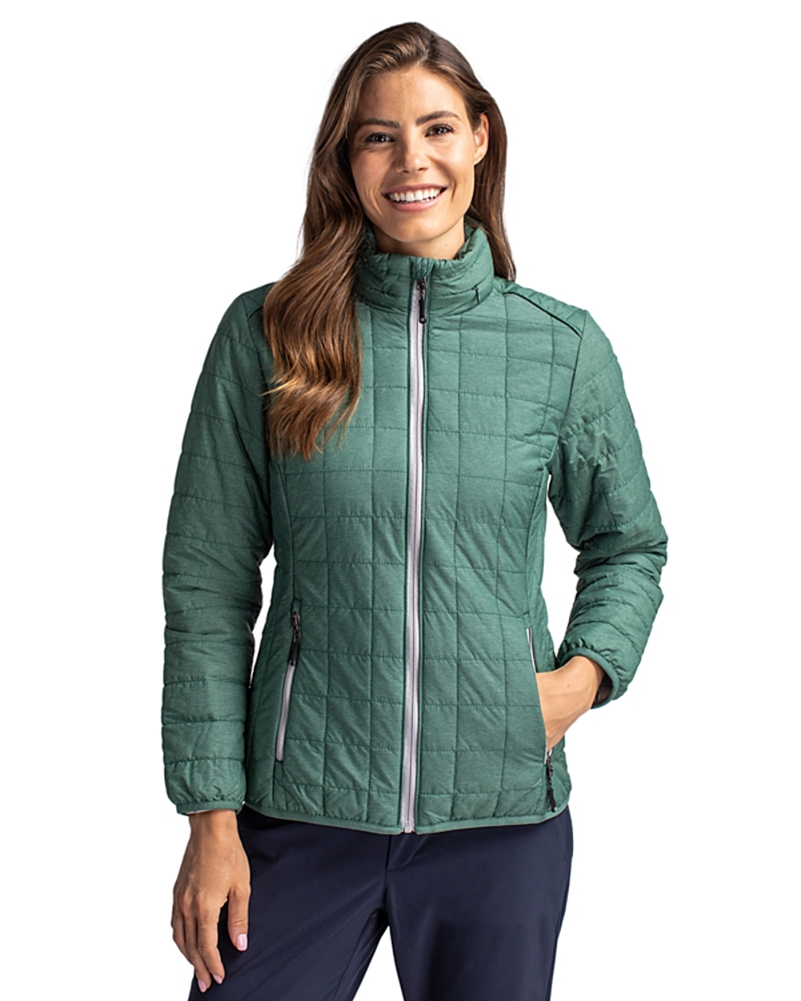 Cutter  Buck Rainier PrimaLoft® Womens Eco Insulated Full Zip Puffer Jacket  Cutter  Buck