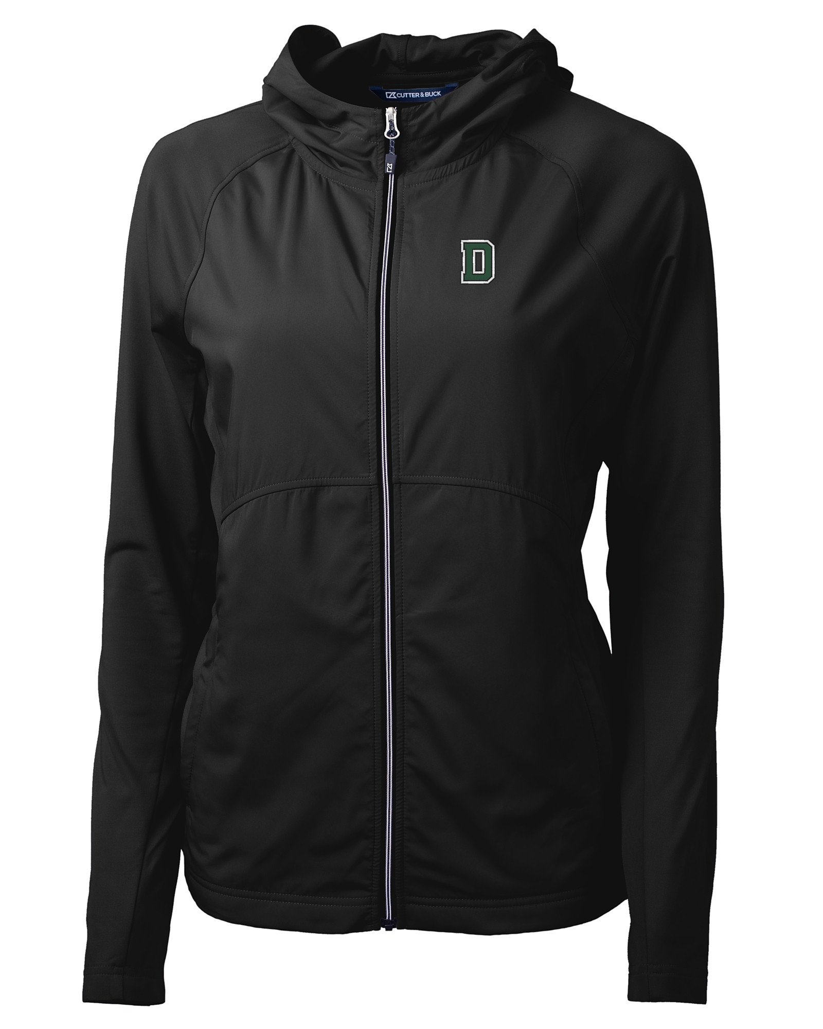 Dartmouth Big Green Cutter & Buck Adapt Eco Knit Hybrid Recycled Womens Full Zip Jacket