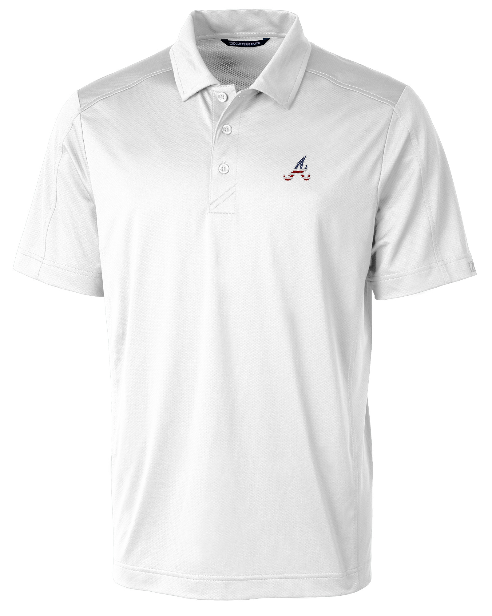 Men's Antigua Red/White Atlanta Braves Esteem Polo 