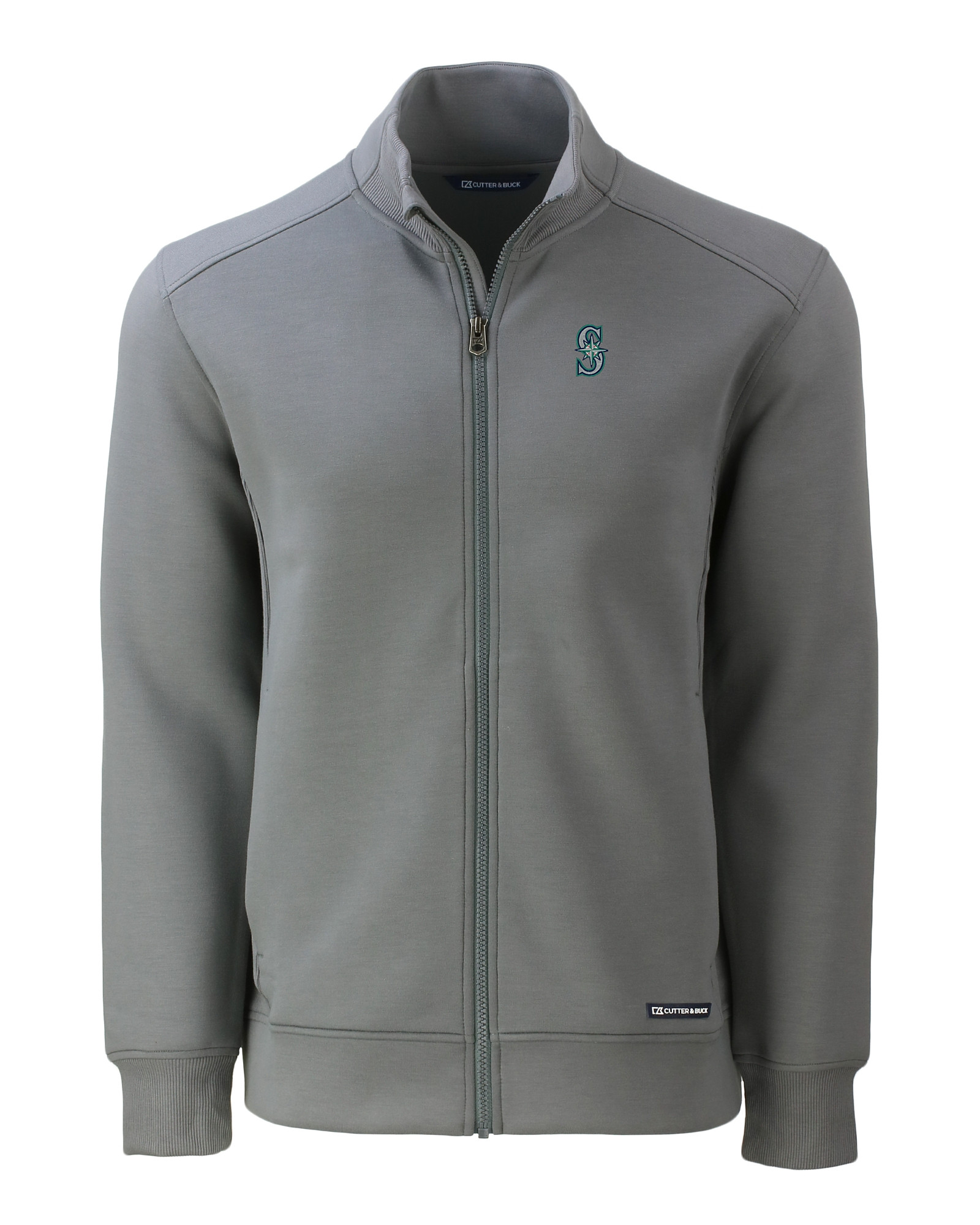 Men's Cutter & Buck Gray Seattle Mariners Big & Tall Forge Eco Stretch  Recycled Polo