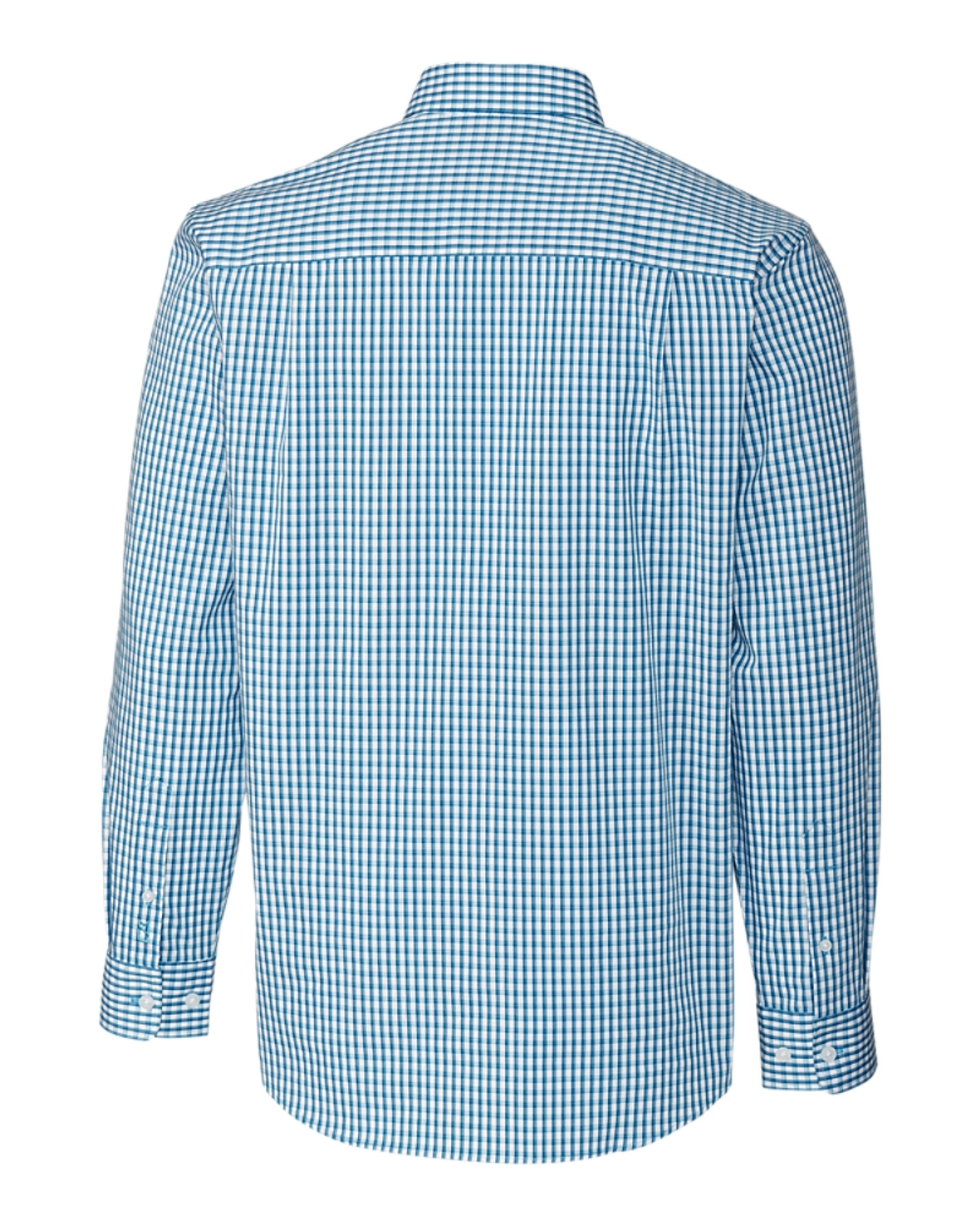 Cutter & Buck Easy Care Stretch Gingham Mens Long Sleeve Dress Shirt ...