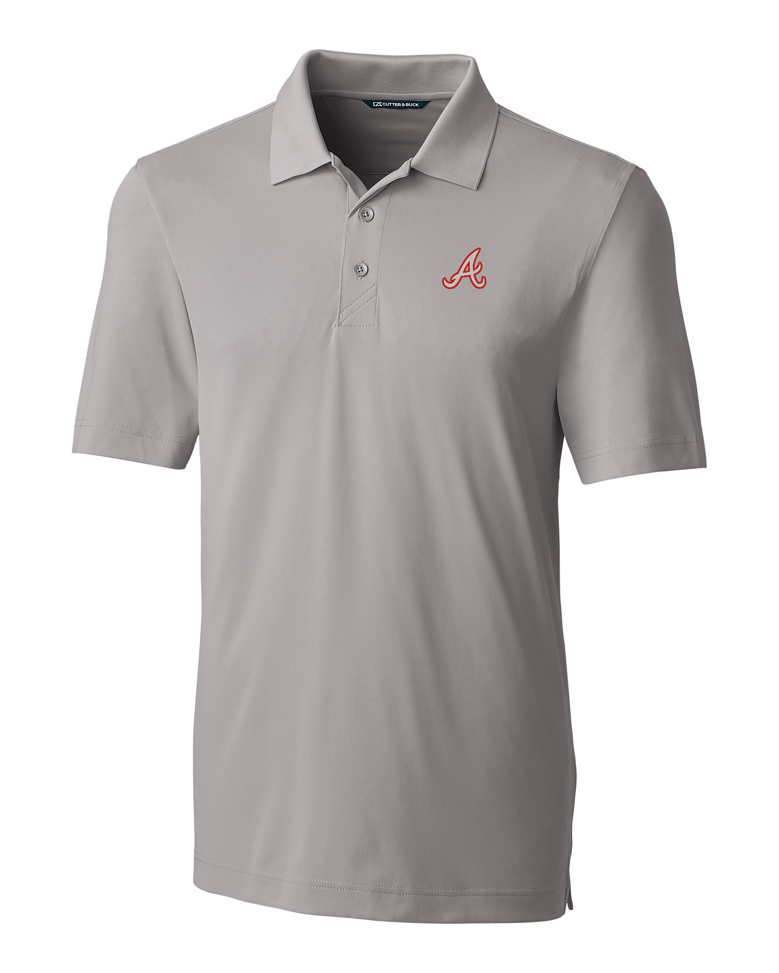 Atlanta Braves Cooperstown Cutter & Buck Forge Stretch Mens Polo