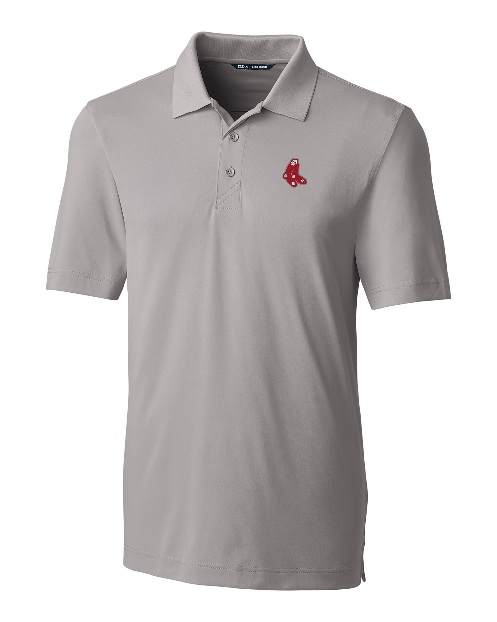 Men's Boston Red Sox Cutter & Buck Red Logo Prospect Textured Stretch Polo