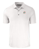 Miami Dolphins Historic Cutter & Buck Forge Eco Stretch Recycled Mens Big & Tall Polo WH_MANN_HG 1