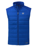 New York Giants Historic Cutter & Buck Evoke Hybrid Eco Softshell Recycled Mens Full Zip Vest TBL_MANN_HG 1