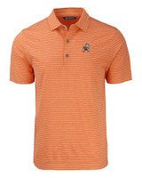 Cleveland Browns Historic Cutter & Buck Forge Eco Heather Stripe Stretch Recycled Mens Polo CGH_MANN_HG 1