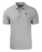 Indianapolis Colts Historic Cutter & Buck Forge Eco Heather Stripe Stretch Recycled Mens Polo EGH_MANN_HG 1