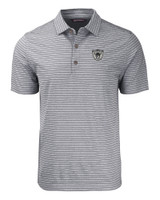 Las Vegas Raiders Historic Cutter & Buck Forge Eco Heather Stripe Stretch Recycled Mens Polo BLH_MANN_HG 1