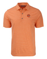 Cincinnati Bengals Historic Cutter & Buck Forge Eco Heather Stripe Stretch Recycled Mens Polo CGH_MANN_HG 1