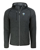 Los Angeles Chargers Historic Cutter & Buck Mainsail Full Zip Hooded Mens Jacket CCH_MANN_HG 1