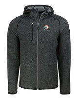 Miami Dolphins Historic Cutter & Buck Mainsail Full Zip Hooded Mens Jacket CCH_MANN_HG 1