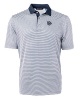Lehigh Valley IronPigs Cutter & Buck Virtue Eco Pique Micro Stripe Recycled Mens Polo NVBW_MANN_HG 1