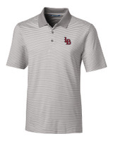 Louisville Bats Cutter & Buck Forge Tonal Stripe Stretch Mens Big and Tall Polo POL_MANN_HG 1