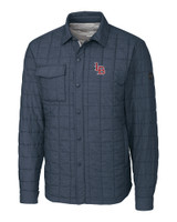 Louisville Bats Cutter & Buck Rainier PrimaLoft® Mens Big and Tall Eco Insulated Quilted Shirt Jacket ANM_MANN_HG 1