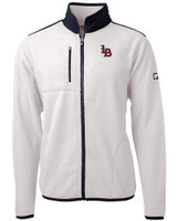 Louisville Bats Cutter & Buck Cascade Eco Sherpa Mens Big & Tall Fleece Jacket SHNV_MANN_HG 1