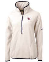 Louisville Bats Cutter & Buck Cascade Eco Sherpa Womens Fleece Pullover Jacket SHNV_MANN_HG 1