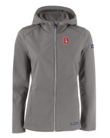 Denver Broncos Historic Cutter & Buck Evoke Eco Softshell Recycled Full Zip Womens Jacket EG_MANN_HG 1