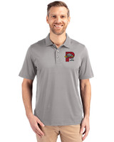 Portland Sea Dogs Cutter & Buck Forge Stretch Mens Big and Tall Polo Polished Medium Gray Front