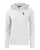 Chicago White Sox Cutter & Buck Daybreak Eco Recycled Womens Half Zip Hoodie WH_MANN_HG 1