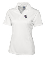 Round Rock Express Cutter & Buck CB Drytec Genre Textured Solid Womens Polo WH_MANN_HG 1