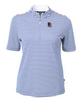 Round Rock Express Cutter & Buck Virtue Eco Pique Stripe Recycled Womens Top TBL_MANN_HG 1
