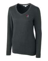 Round Rock Express Cutter & Buck Lakemont Tri-Blend Womens V-Neck Pullover Sweater CCH_MANN_HG 1
