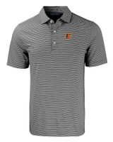 Baltimore Orioles Cutter & Buck Forge Eco Double Stripe Stretch Recycled Mens Big &Tall Polo BLWH_MANN_HG 1