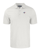 Toronto Blue Jays Cutter & Buck Pike Eco Symmetry Print Stretch Recycled Mens Big & Tall Polo WHPOL_MANN_HG 1