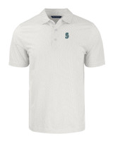 Seattle Mariners Cutter & Buck Pike Eco Symmetry Print Stretch Recycled Mens Big & Tall Polo WHPOL_MANN_HG 1