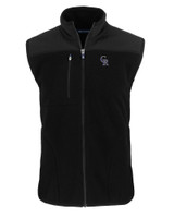 Colorado Rockies Cutter & Buck Cascade Eco Sherpa Mens Big and Tall Fleece Vest BL_MANN_HG 1