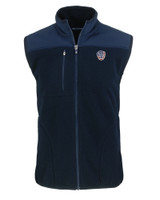 Milwaukee Brewers Stars & Stripes Cutter & Buck Cascade Eco Sherpa Mens Big and Tall Fleece Vest NVBU_MANN_HG 1