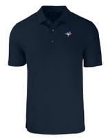 Toronto Blue Jays Cutter & Buck Forge Eco Stretch Recycled Mens Big & Tall Polo NVBU_MANN_HG 1