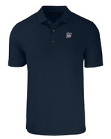 Miami Marlins Stars & Stripes Cutter & Buck Forge Eco Stretch Recycled Mens Big & Tall Polo NVBU_MANN_HG 1